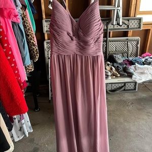 Vintage mauve bridesmaid dress from AZAZIE